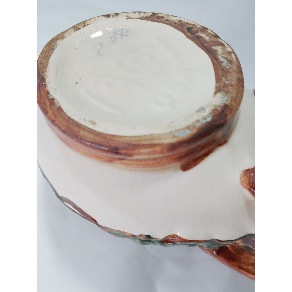 Vintage McCoy Pottery Ivy Leaf Creamer 5.5" x 3.5" Hand-Painted Pre-Owned - Picture 11 of 13